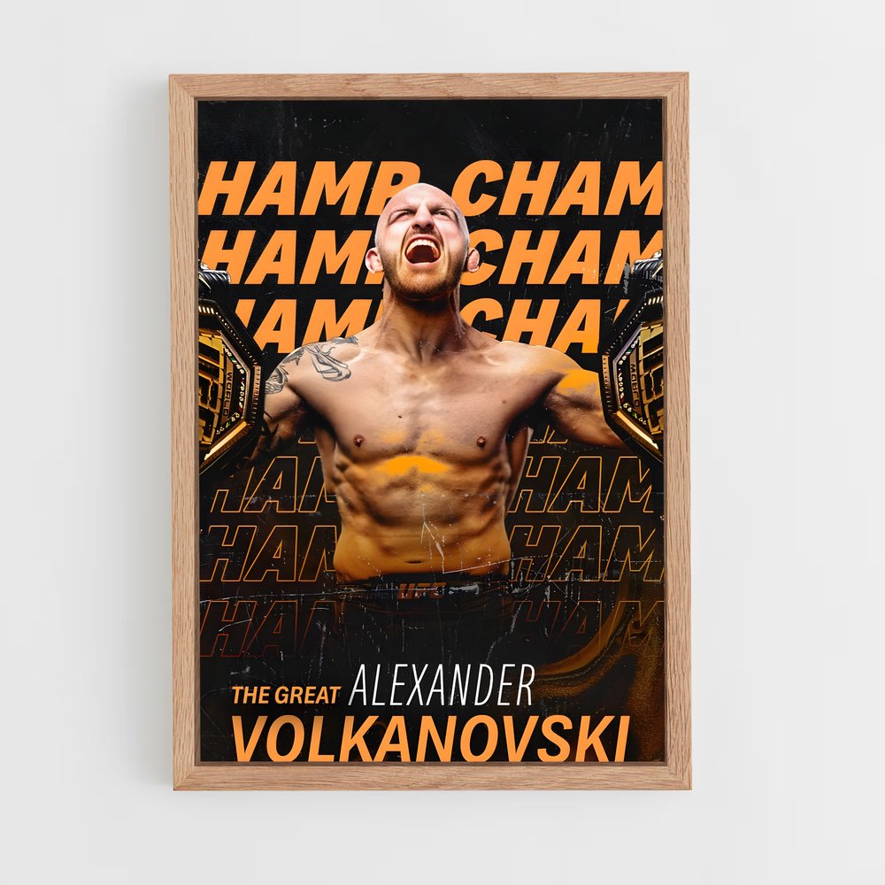 Poster The Rise of a Champion – affiche MMA (vue 4)